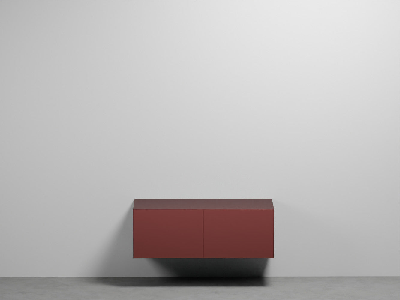 # MOBILE SOSPESO DELFO 113 con FRONTALE CASSETTI LISCIO SENZA FORI - CIELO per bagno