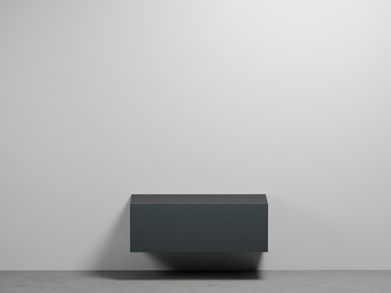 # MOBILE SOSPESO DELFO 113 con FRONTALE CASSETTI LISCIO SENZA FORI - CIELO per bagno