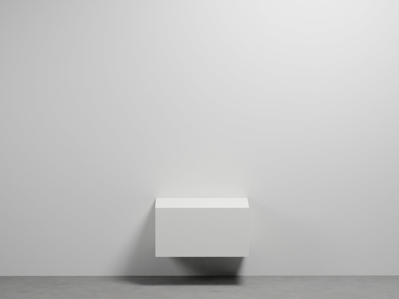 # MOBILE SOSPESO DELFO 76 con FRONTALE CASSETTO LISCIO SENZA FORI - CIELO arredamento per bagno