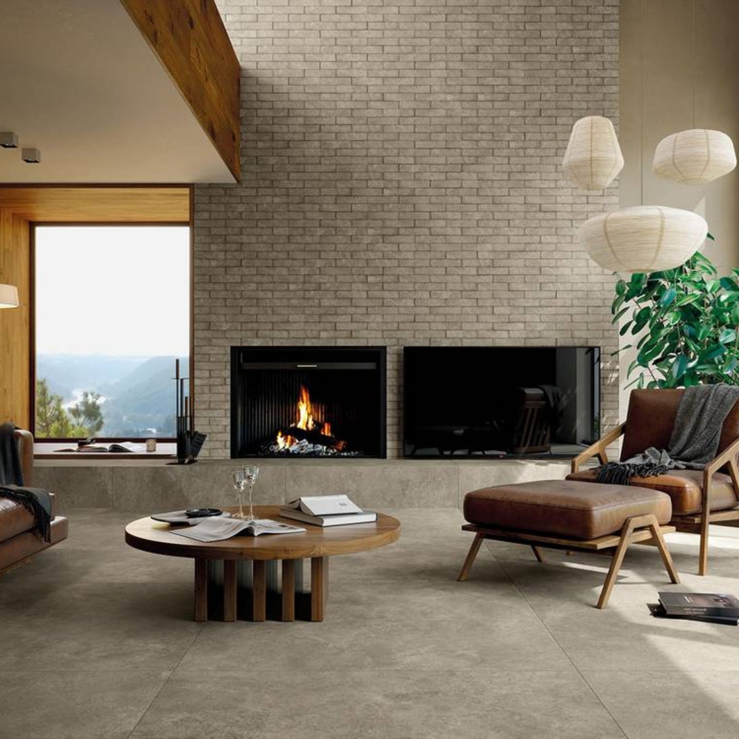 # NOBU - FAP CERAMICA eleganza naturale in gres porcellanato effetto pietra