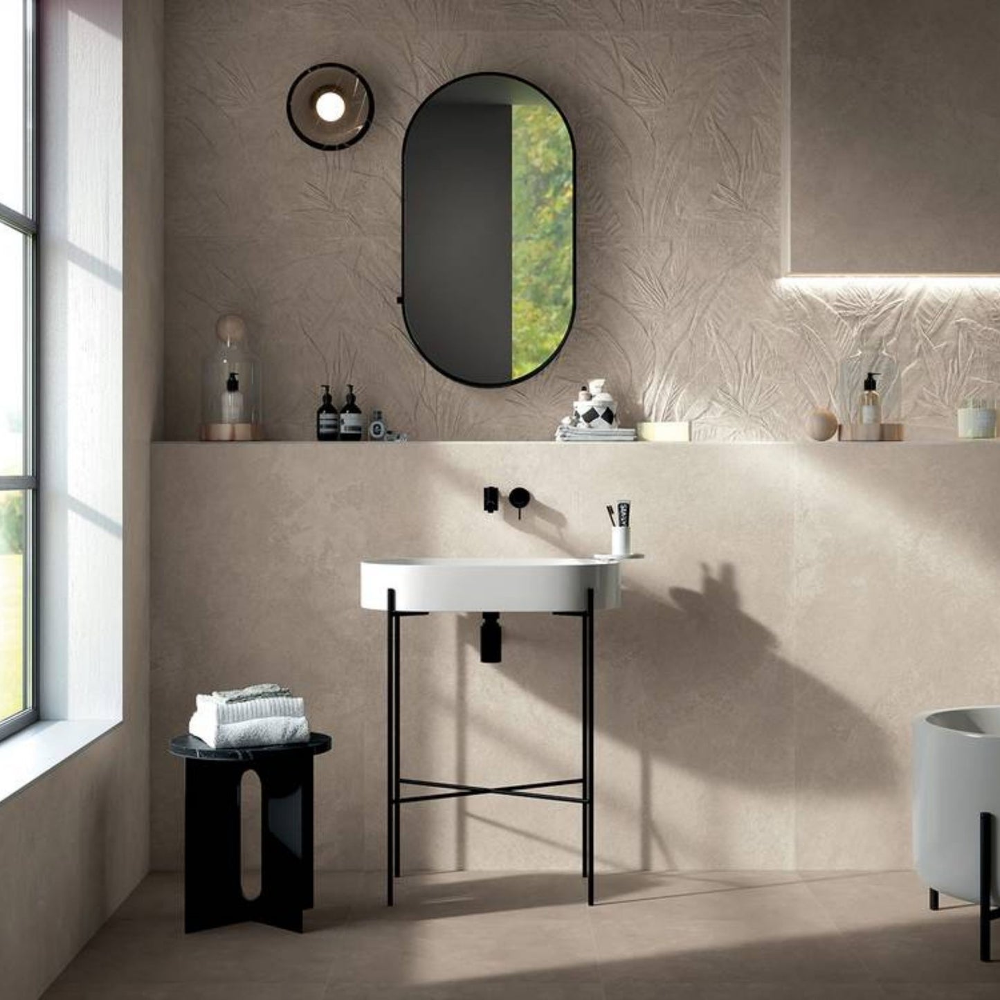 # NOBU - FAP CERAMICA eleganza naturale in gres porcellanato effetto pietra
