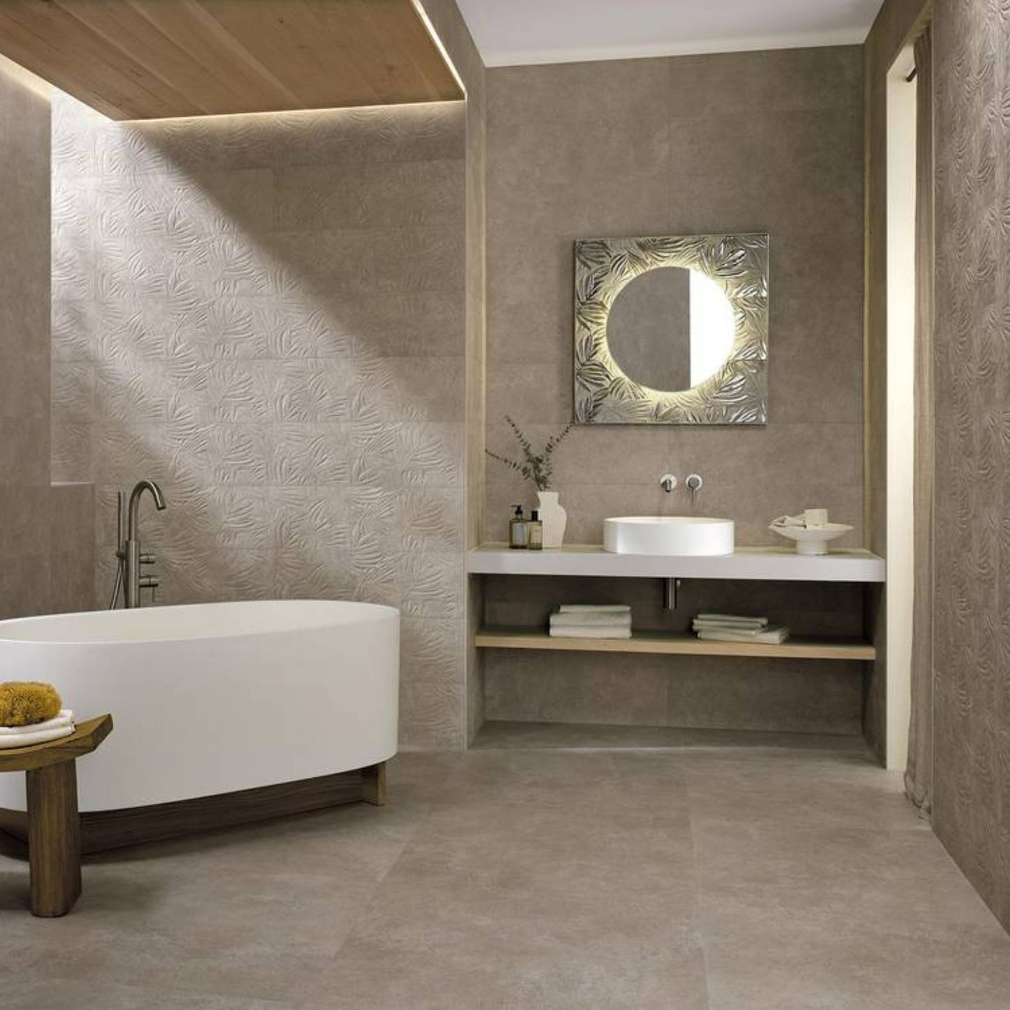 # NOBU - FAP CERAMICA eleganza naturale in gres porcellanato effetto pietra
