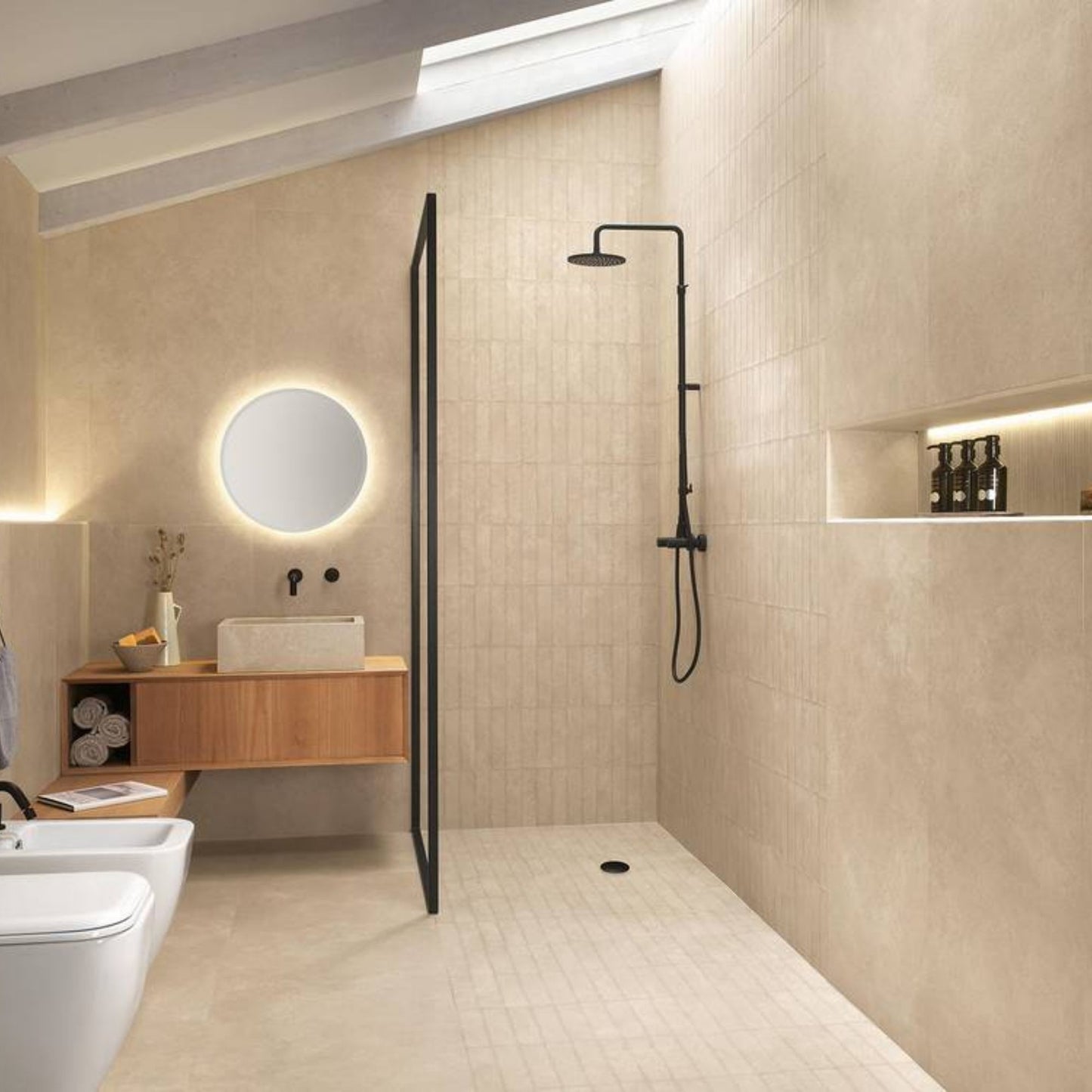 # NOBU - FAP CERAMICA eleganza naturale in gres porcellanato effetto pietra