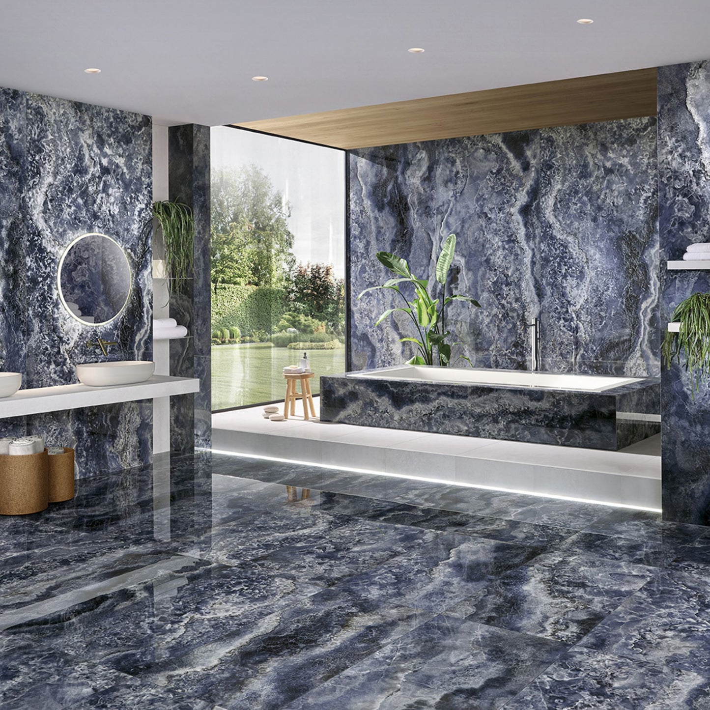 # ONYX DIAMOND Gres porcellanato effetto onice - TAGINA Superfici con microcristalli brillanti e tecnologia Diamond Shard Effect
