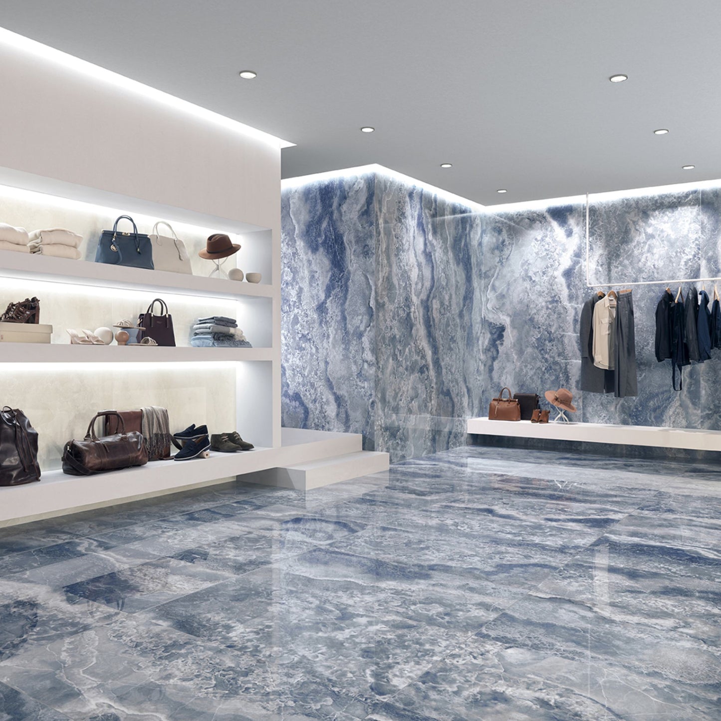 # ONYX DIAMOND Gres porcellanato effetto onice - TAGINA Superfici con microcristalli brillanti e tecnologia Diamond Shard Effect