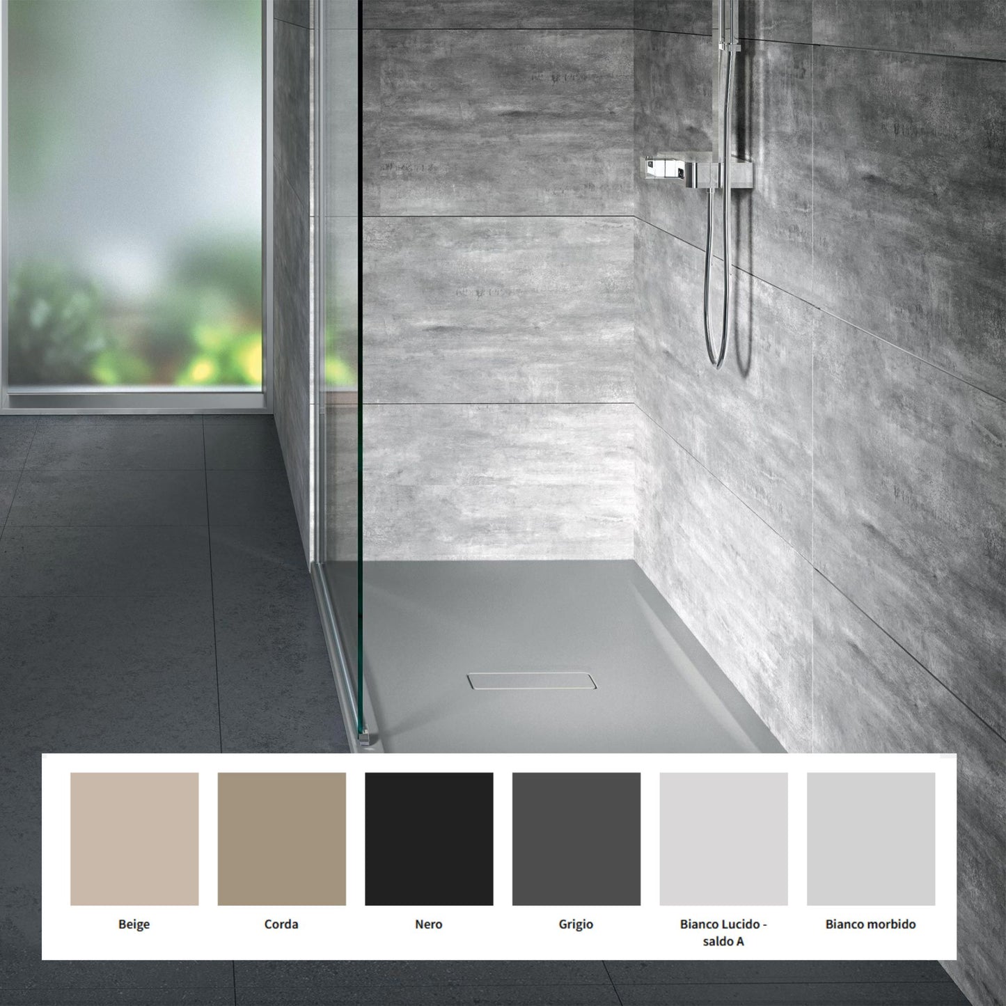 # PIATTO DOCCIA Custom - NOVELLINI tecnologia e semplicità in un unico piatto