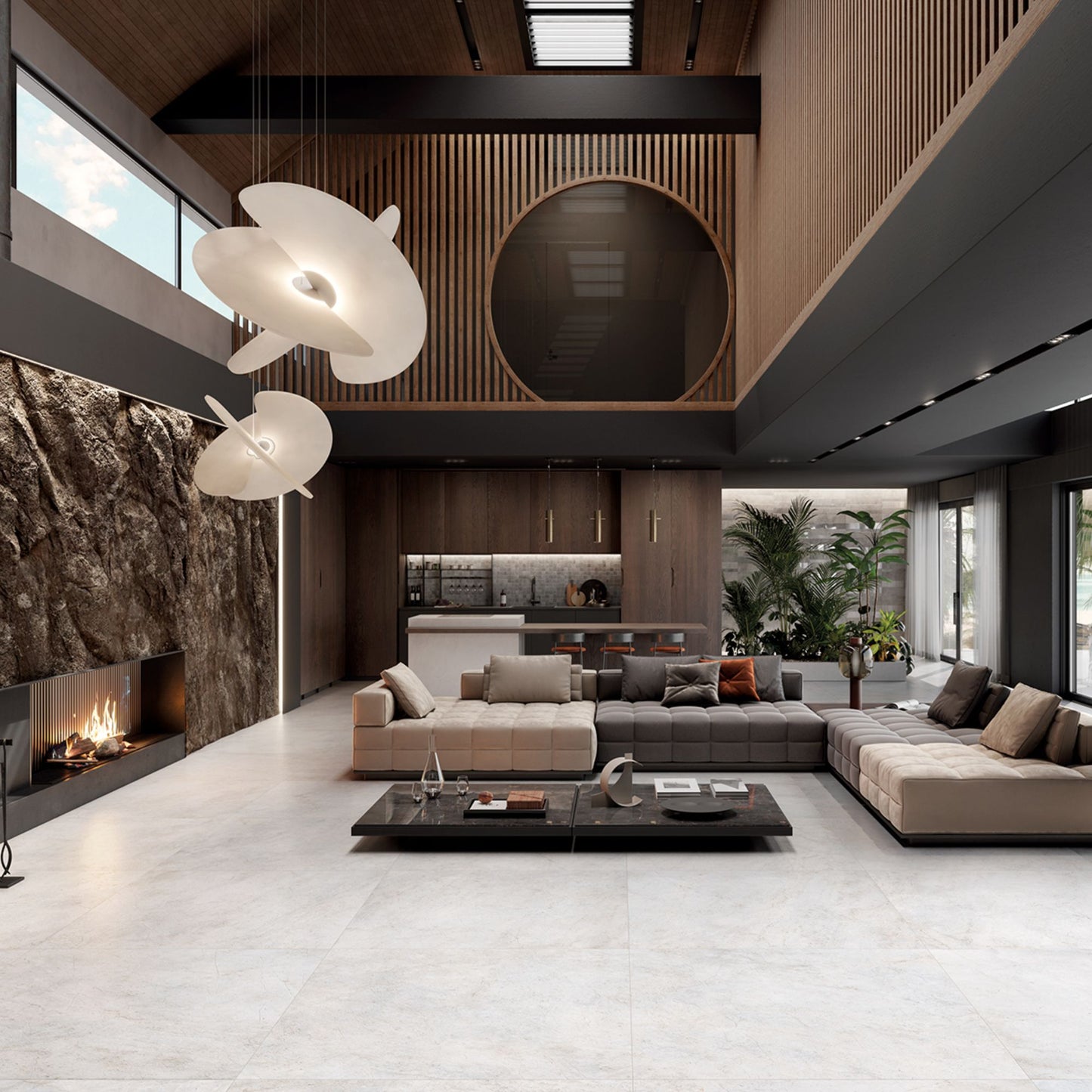 # PIETRA D'ORVIETO Gres effetto pietra realistica - TAGINA piastrelle con finiture indoor outdoor