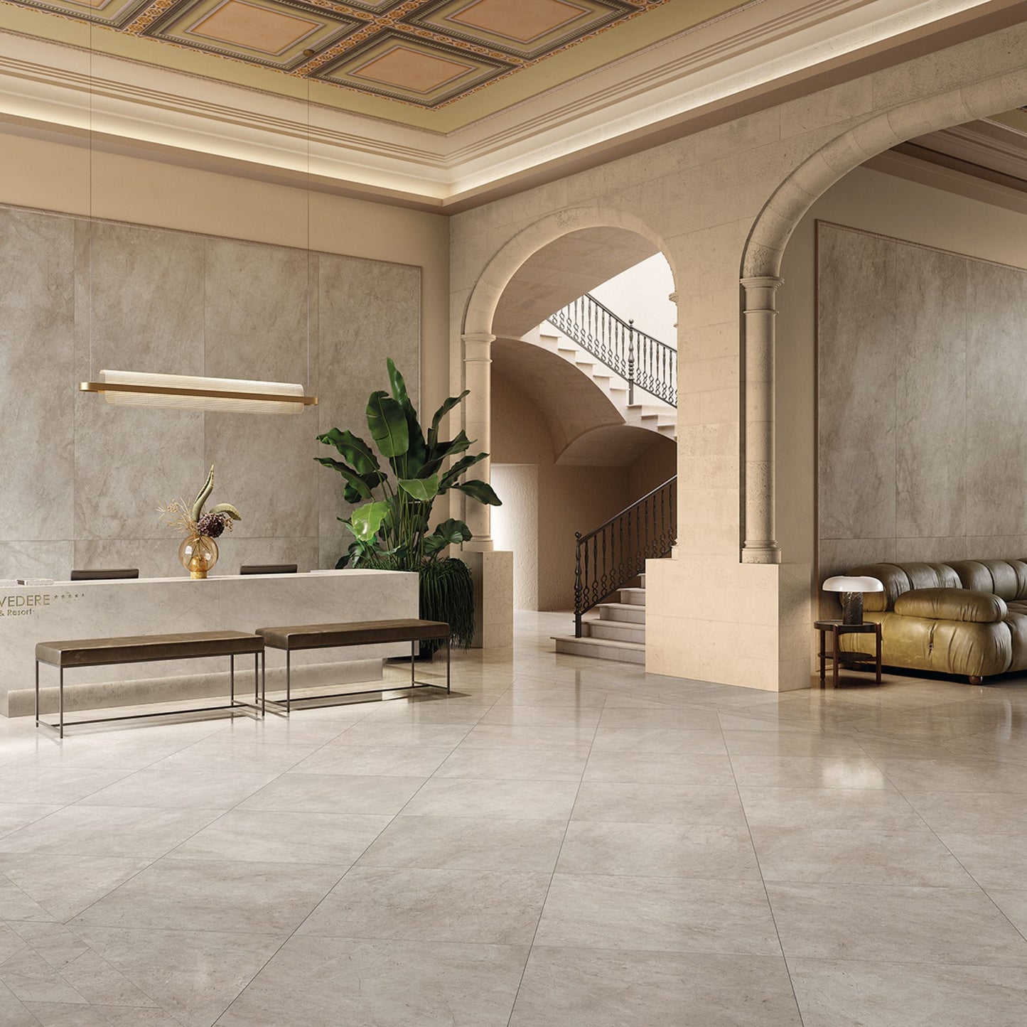 # PIETRA D'ORVIETO Gres effetto pietra realistica - TAGINA piastrelle con finiture indoor outdoor