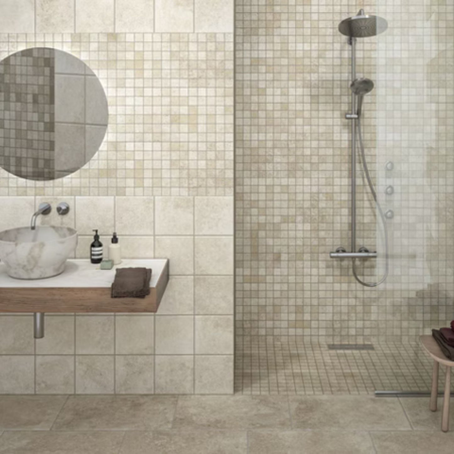 Piastrella DEA GOLD 40x60mm - IDEA CERAMICA gres effetto pietra dorata, elegante e resistente per pavimenti esterni