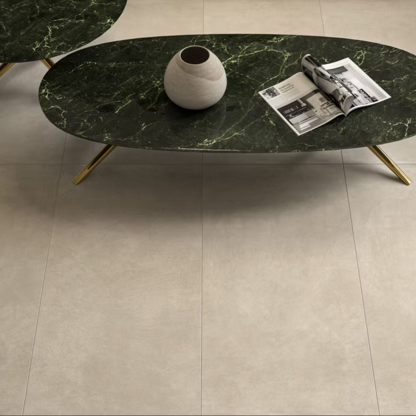 Piastrella RESINA TAUPE 60x120mm - IDEA CERAMICA elegante gres effetto, per pavimenti interni