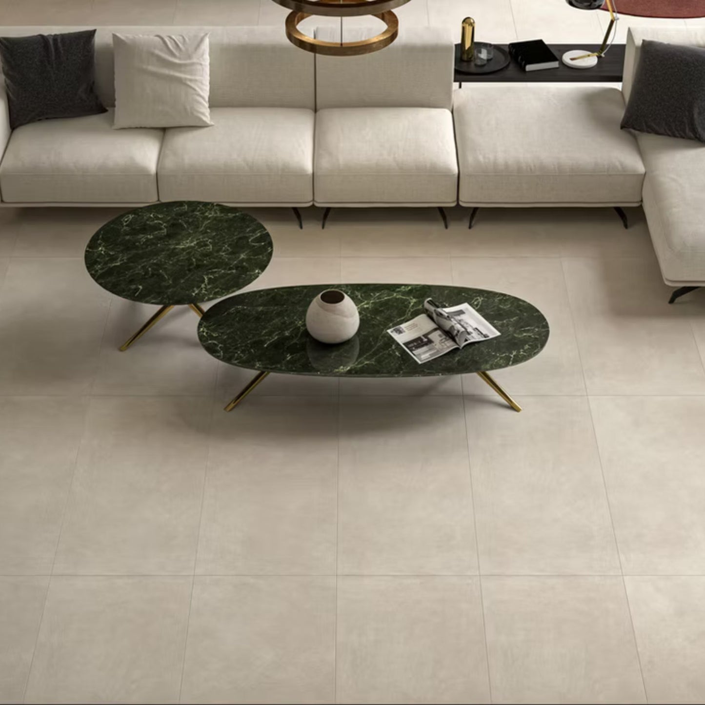 Piastrella RESINA TAUPE 60x120mm - IDEA CERAMICA elegante gres effetto, per pavimenti interni