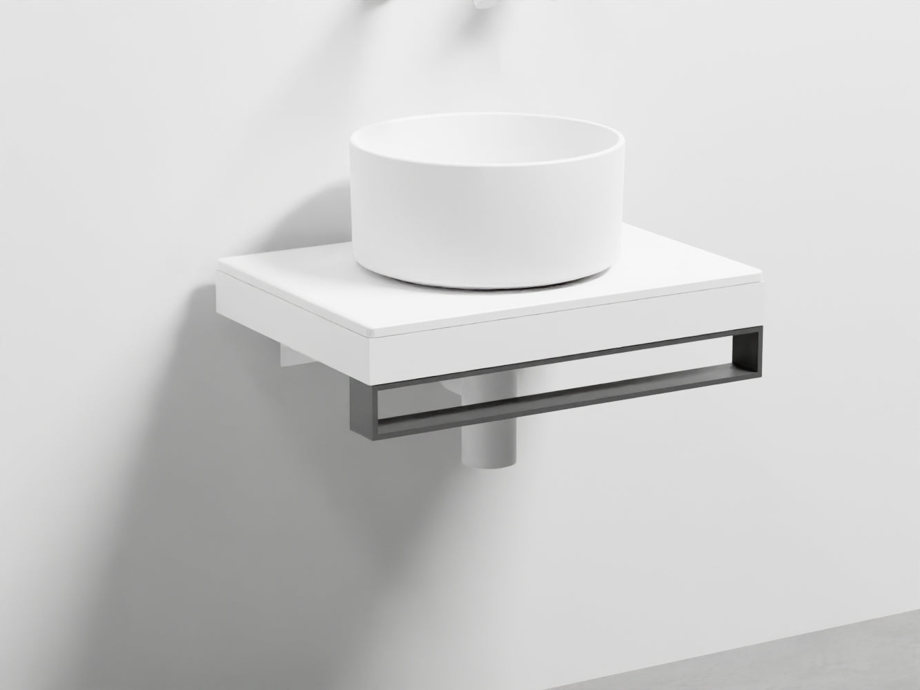 # PORTASCIUGAMANI FRONTALE PER MINIMULTIPLO - CIELO porta asciugamani per lavabo bagno