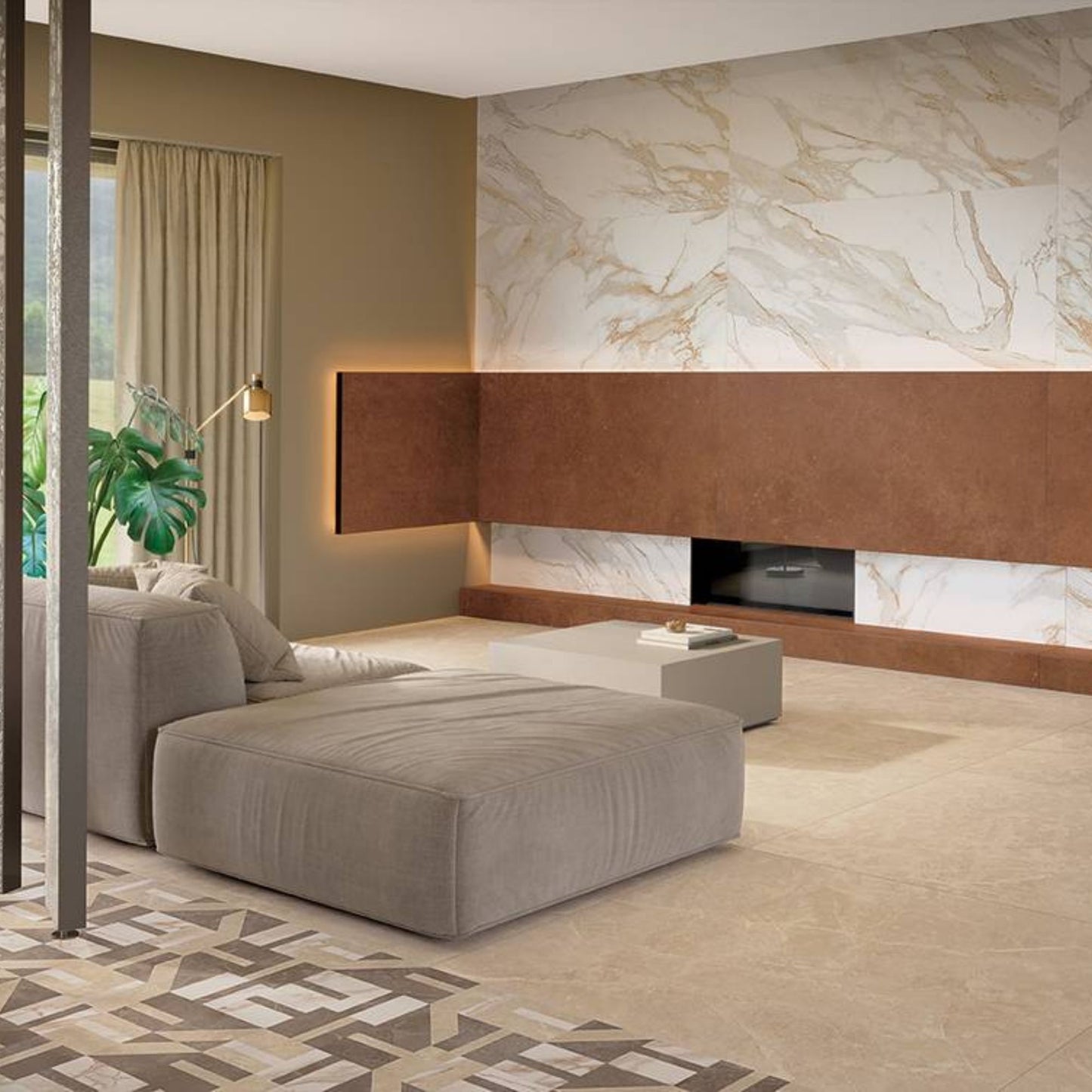 # ROMA STONE - FAP CERAMICHE gres porcellanato dal carattere istintivo ed energico ispirato alla natura