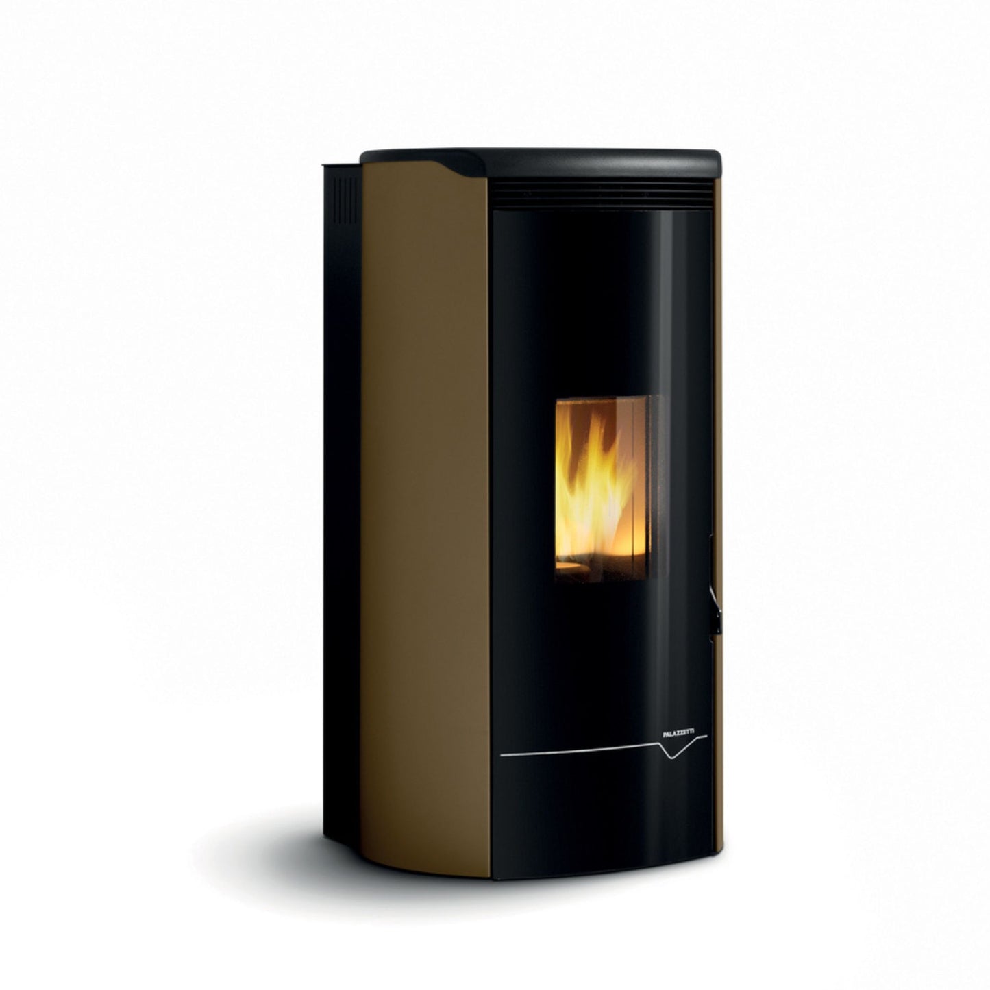 STUFA A PELLET ECOFIRE JACKIE IDRO 15 Acqua e Aria 15kW A++ PALAZZETTI idro ventilata con combustione totale, braciere autopulente, gruppo idraulico integrato