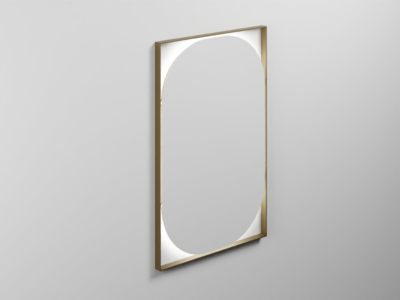 # SPECCHIO OVALE ELLE - CIELO dalle linee essenziali e sofisticate Made in Italy
