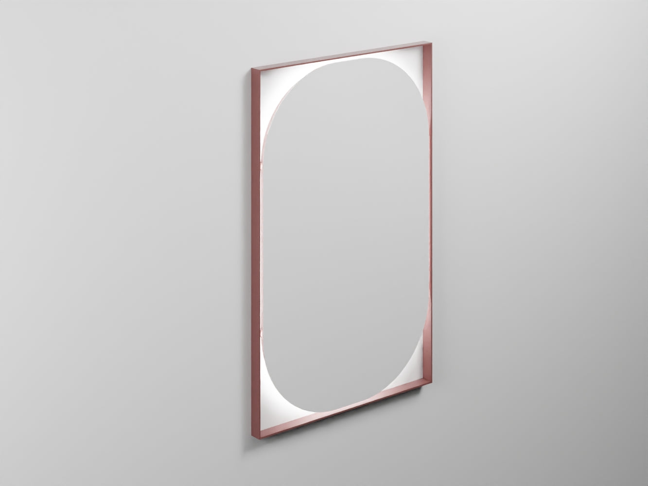 # SPECCHIO OVALE ELLE - CIELO dalle linee essenziali e sofisticate Made in Italy
