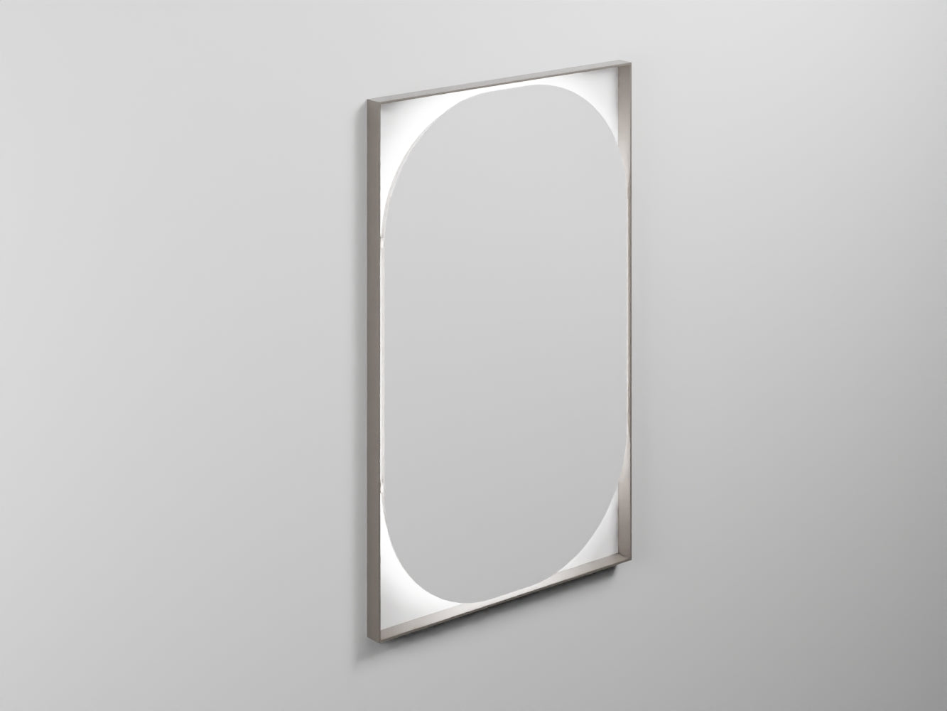 # SPECCHIO OVALE ELLE - CIELO dalle linee essenziali e sofisticate Made in Italy