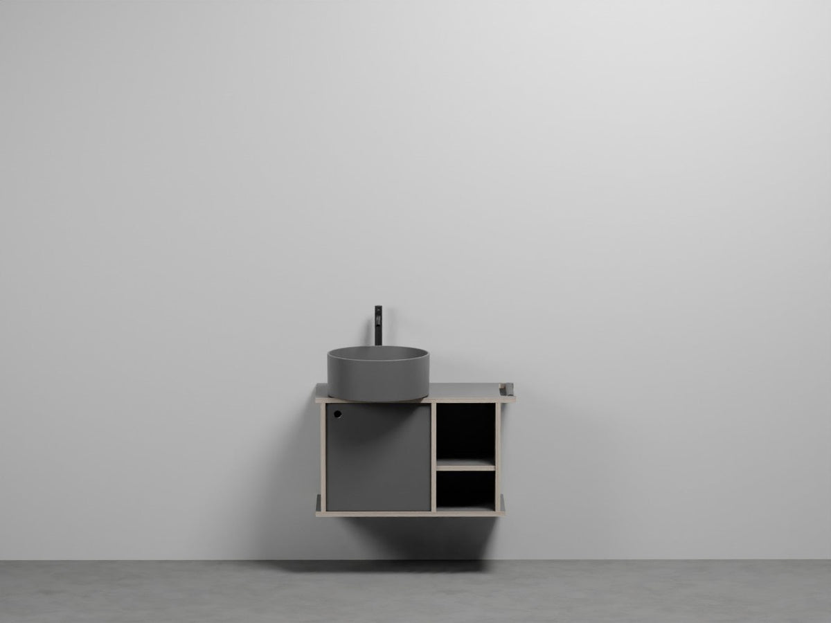 # LAVABO con MOBILE THEO 78 - CIELO mobile lavabo in ceramica per bagno dal design moderno