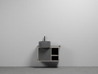 # LAVABO con MOBILE THEO 78 - CIELO mobile lavabo in ceramica per bagno dal design moderno