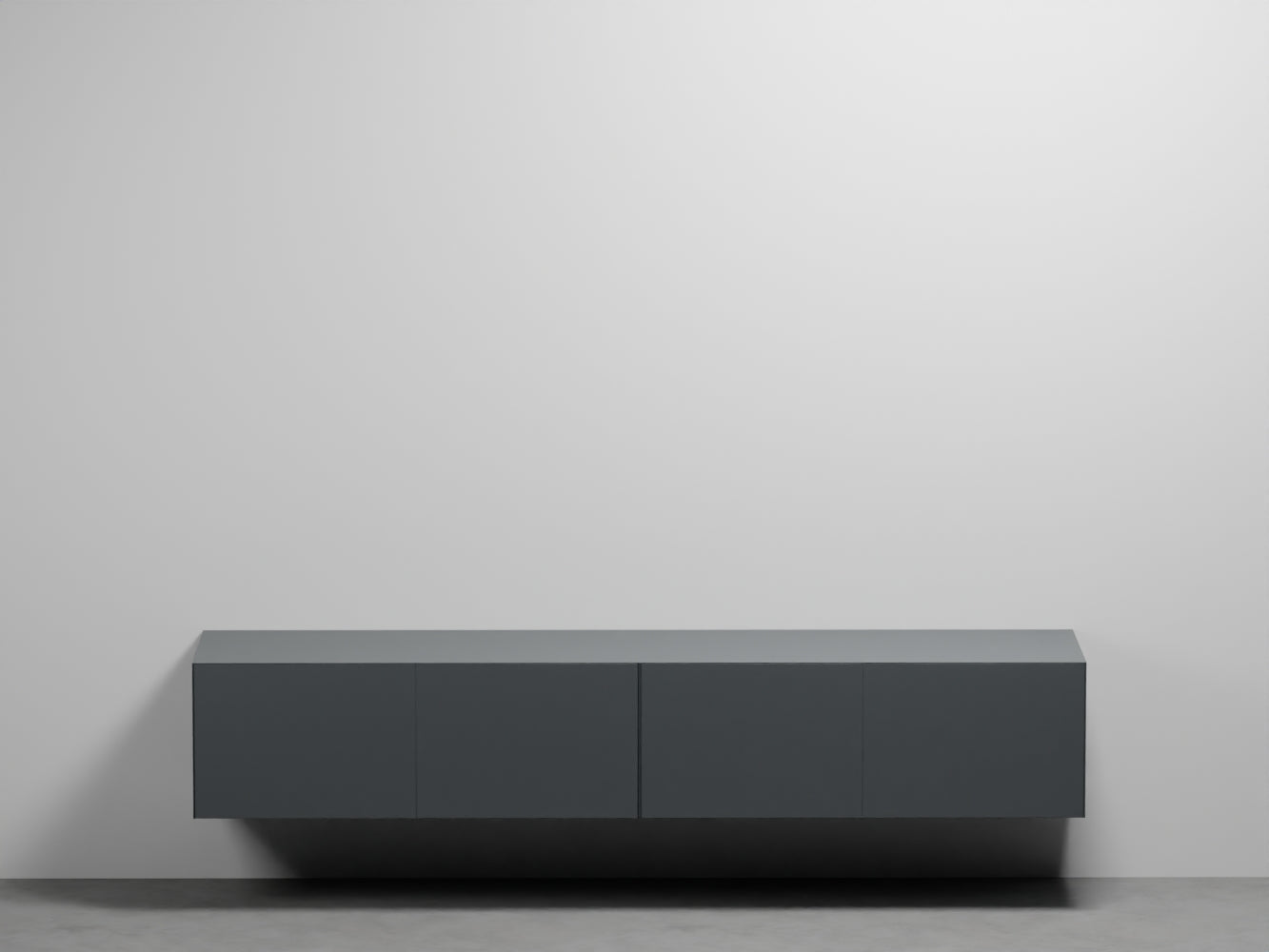 # MOBILE SOSPESO DELFO 226 CON FRONTALE CASSETTI LISCIO SENZA FORI - CIELO arredamento per bagno