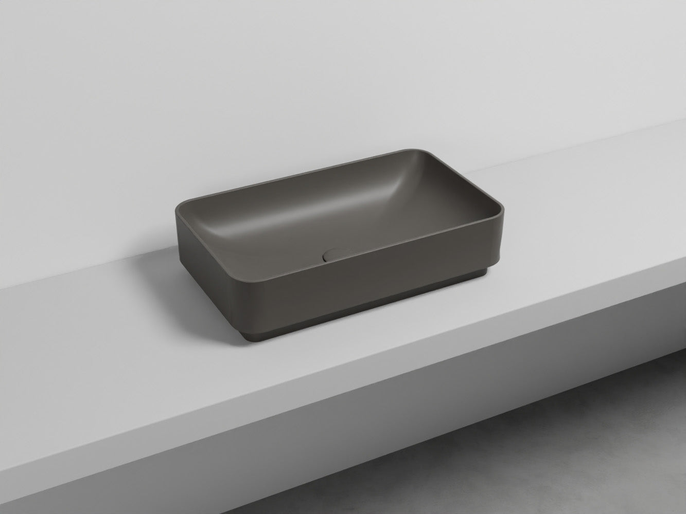 # LAVABO RETTANGOLARE 60 MARE - CIELO lavandino da appoggio dalle linee pure ed esseenziali