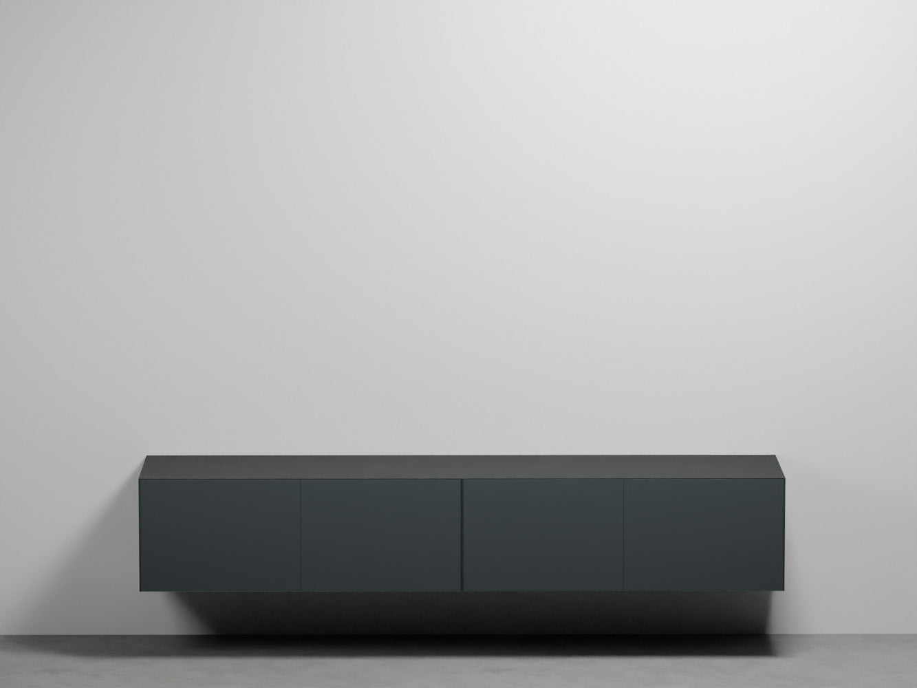 # MOBILE SOSPESO DELFO 226 CON FRONTALE CASSETTI LISCIO SENZA FORI - CIELO arredamento per bagno