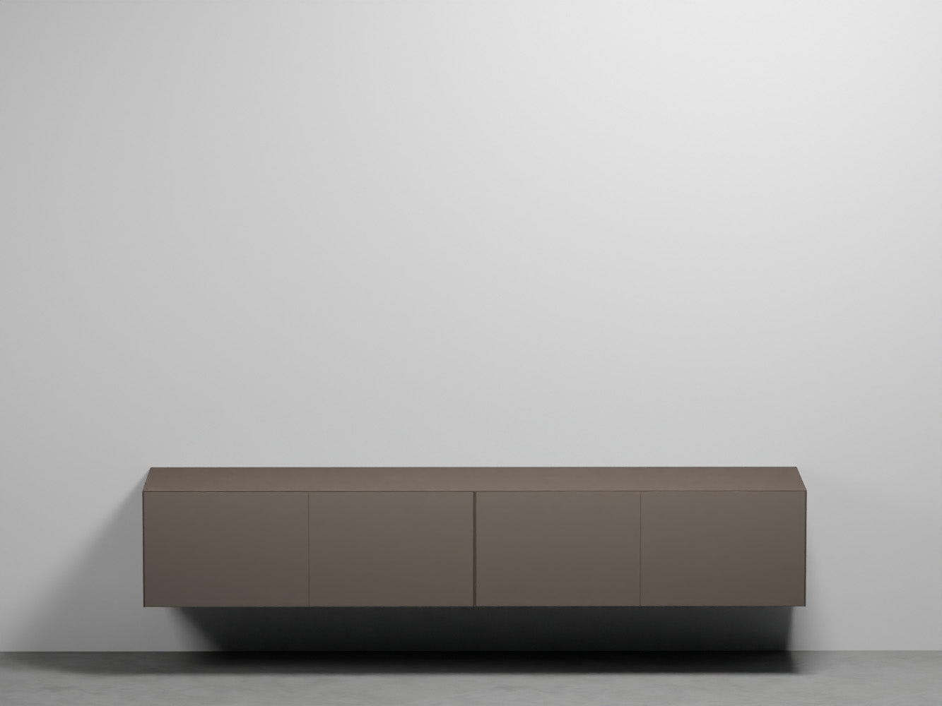 # MOBILE SOSPESO DELFO 226 CON FRONTALE CASSETTI LISCIO SENZA FORI - CIELO arredamento per bagno
