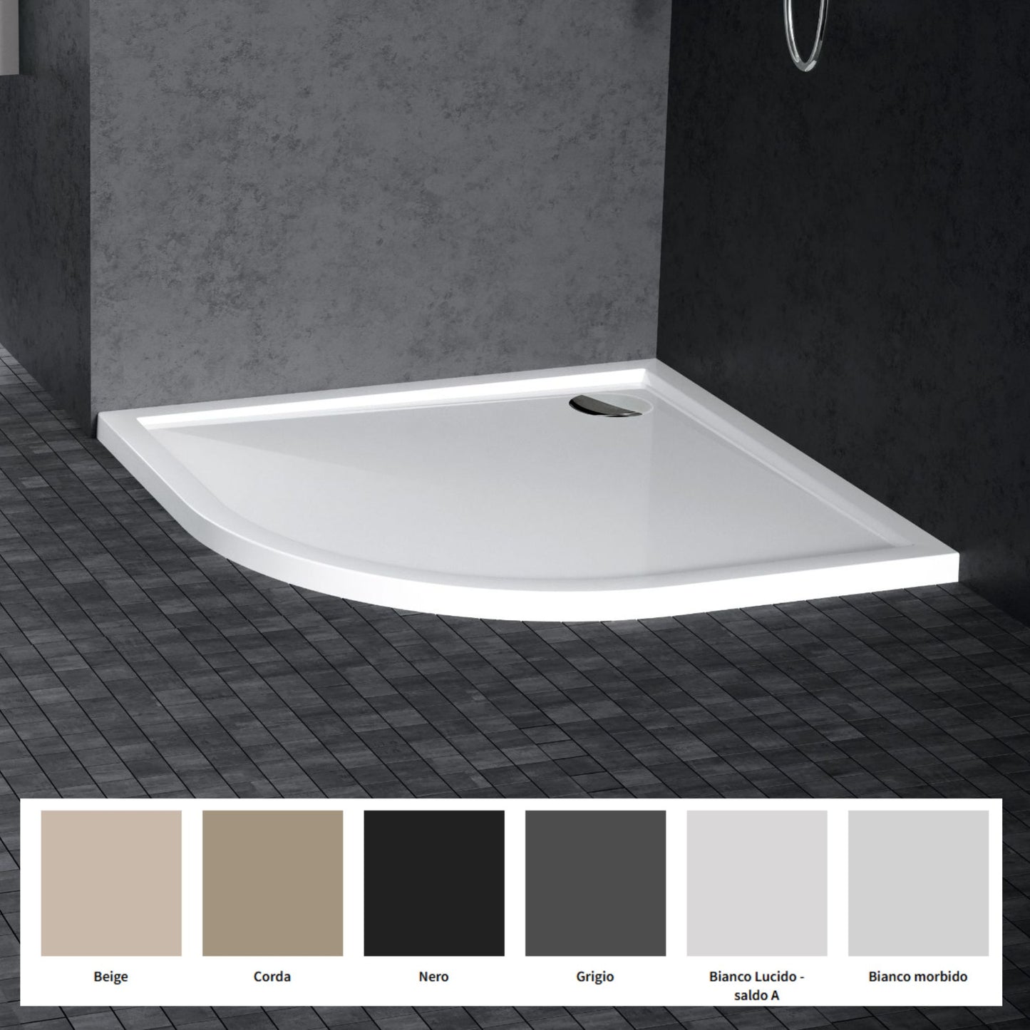 # PIATTO DOCCIA SEMICIRCOLARE Victory - NOVELLINI soluzione perfetta per chi cerca qualità