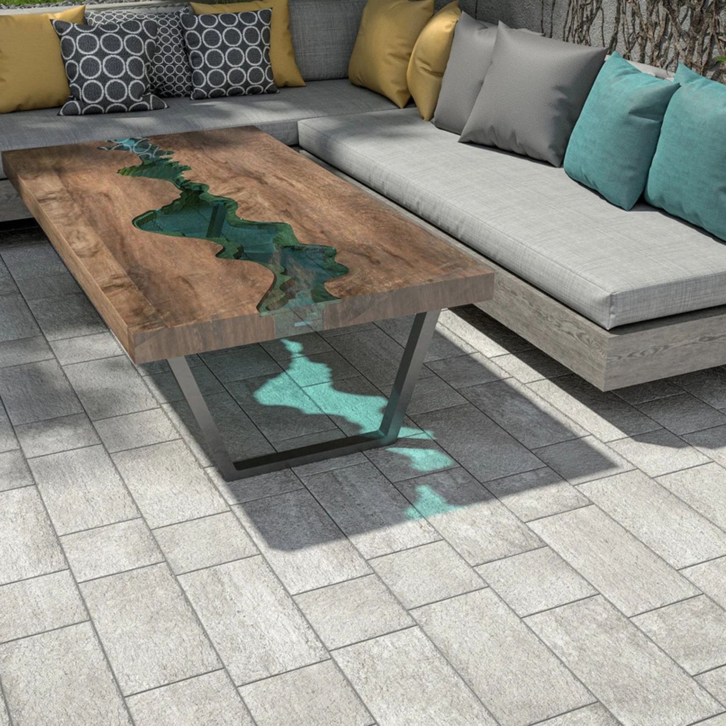 # POLAR - CERAMICA IDEA piastrelle effetto ghiaccio per ambienti freschi e luminosi