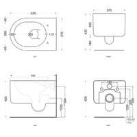 # WC SOSPESO SENZA BRIDA ITACA - CIELO bagno ideale per ambienti bagno moderni e dinamici.