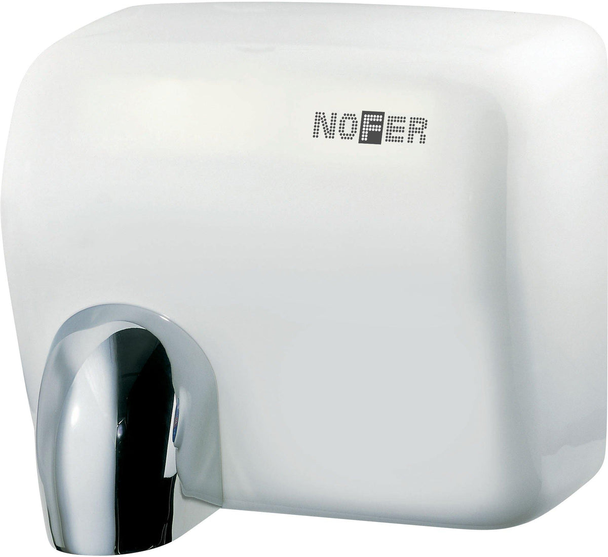 Asciugamani Nofer Cyclon 01101.W acciaio bianco con sensore