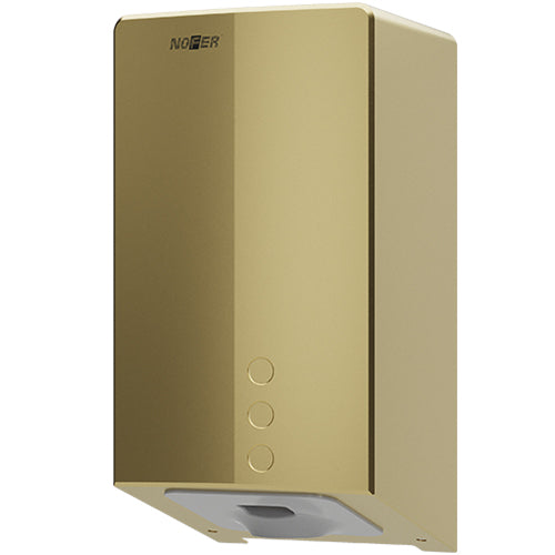 Asciugamani elettrico Nofer Fuga Evo 01831.G oro spazzolato PVD