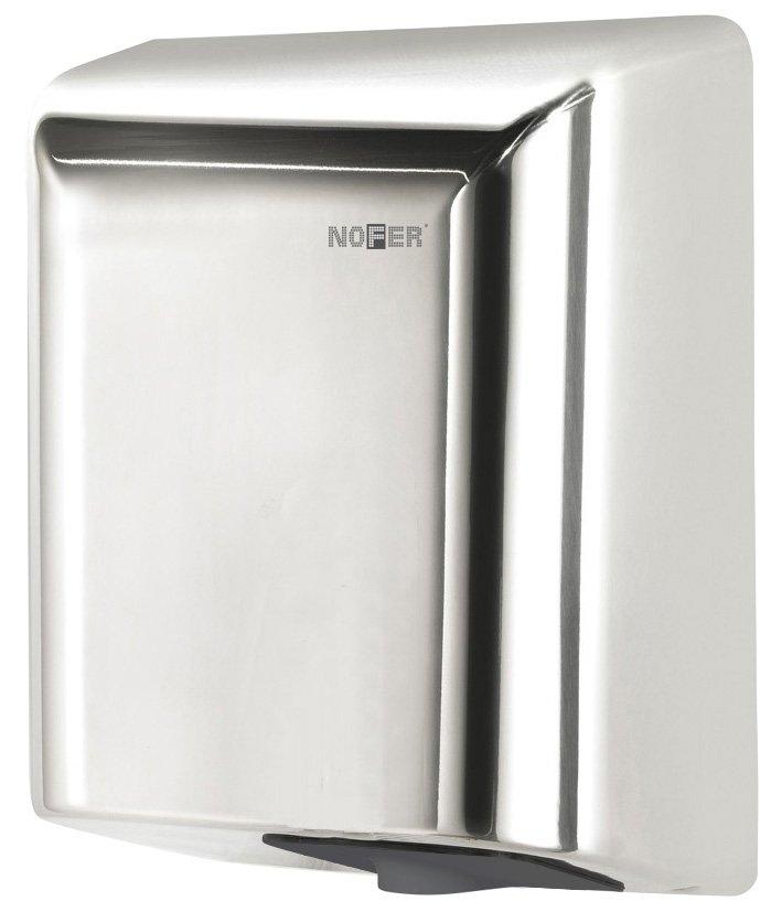 Asciugamani elettrico Nofer Fuga 01851.B acciaio inox lucido