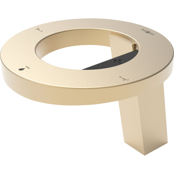Sistema lavabo Nofer Concept3 finitura oro anodizzata, codice 01901.G