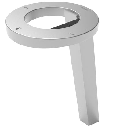 Sistema lavabo Nofer Concept3 pie alto finitura satinata, codice 01902.S