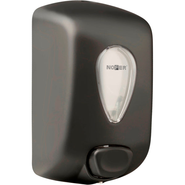 Dispenser sapone manuale Nofer Classic ABS nero 03036.N