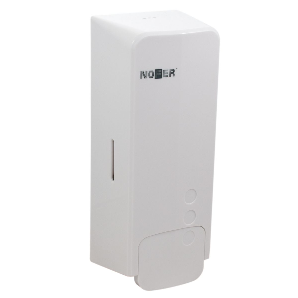 Dispenser sapone manuale Nofer Classic Evo ABS bianco 03040.W