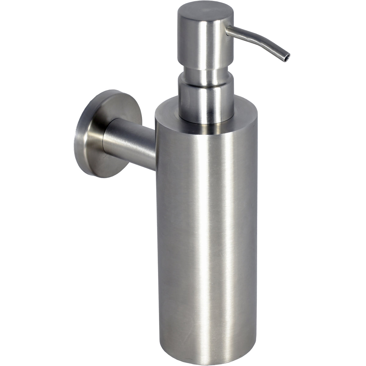 Dosatore sapone slim Nofer 225 ml acciaio satinato 03047.S
