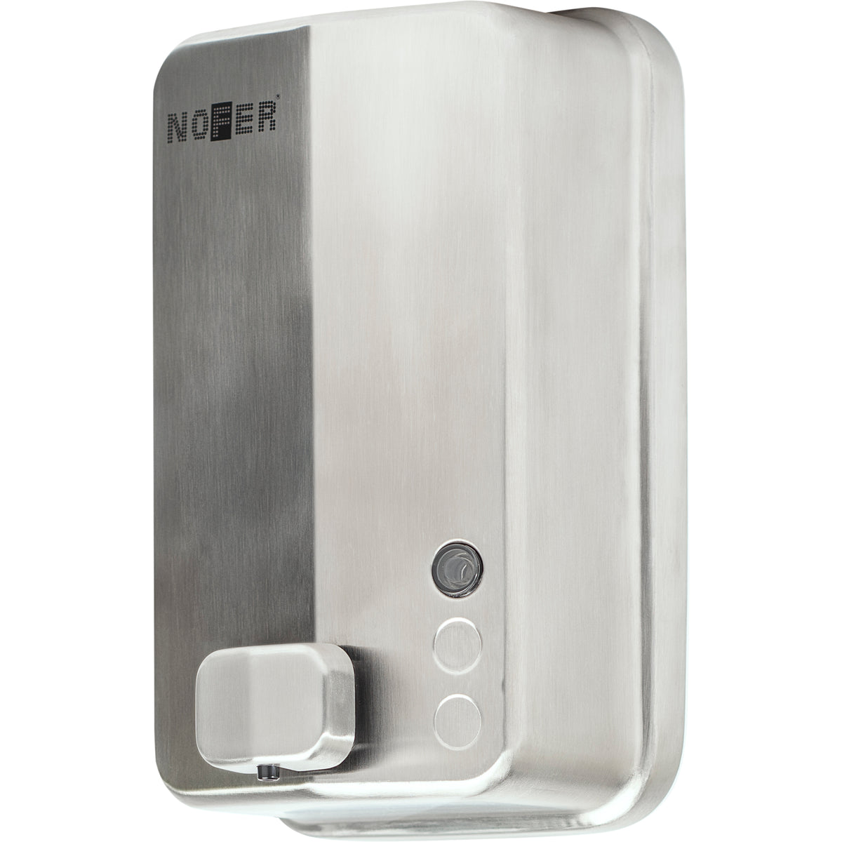 Dosatore sapone Nofer Inox Evo acciaio satinato 03050.S
