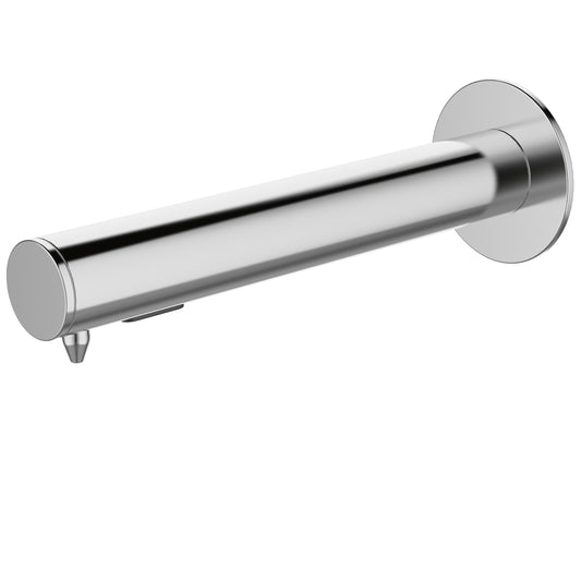 Dosatore sapone a parete Nofer cilindrico cromato 03120.B