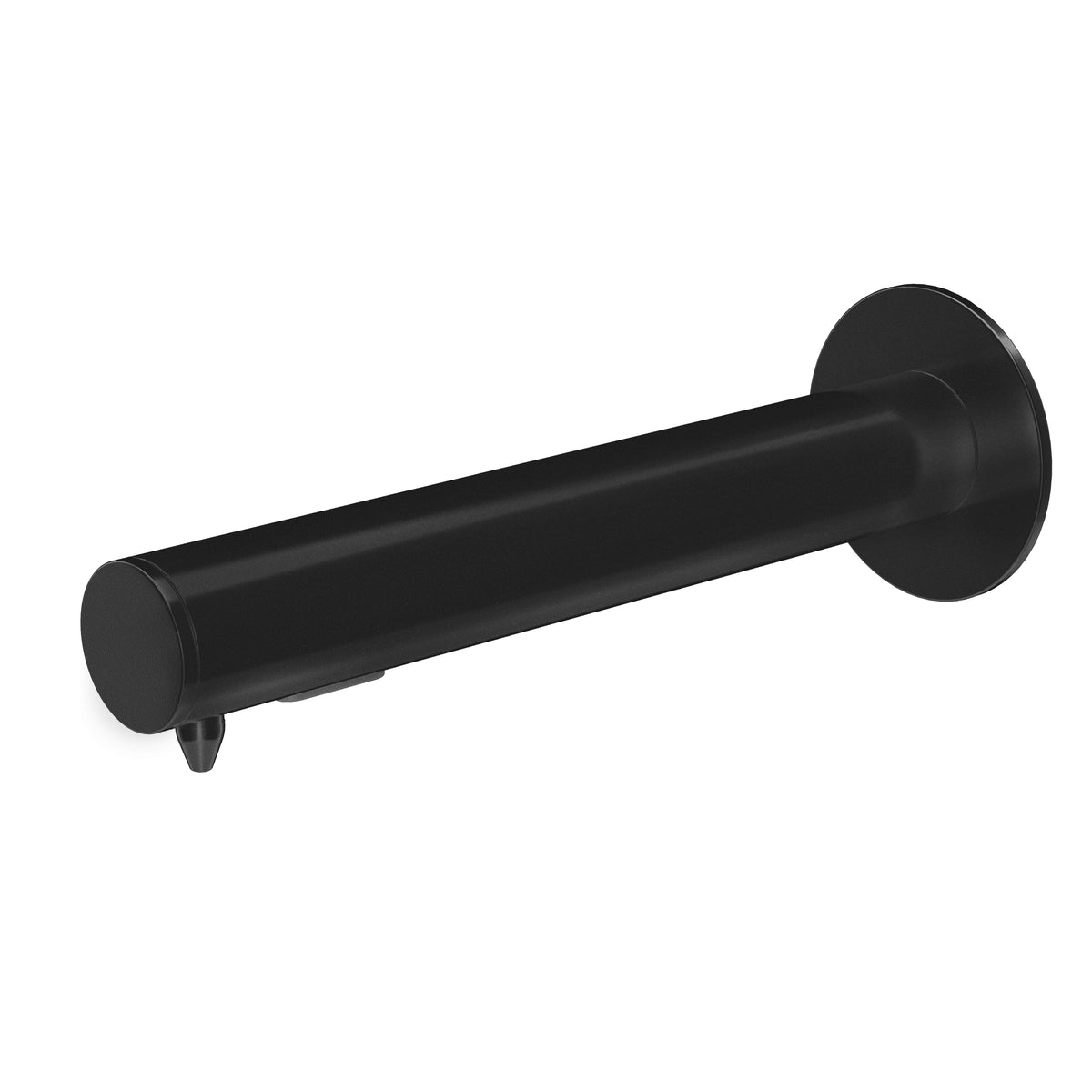 Dosatore sapone a parete Nofer cilindrico nero 03120.N