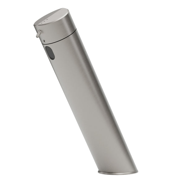 Dosatore sapone laser Nofer da piano satinato 03312.220.S