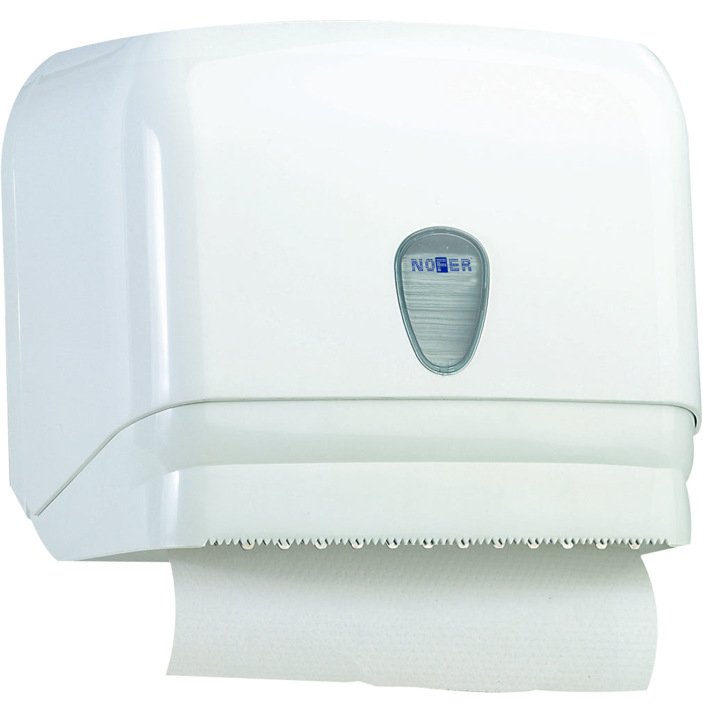 Dispenser carta piegata o in rotolo Nofer 04003.W ABS bianco