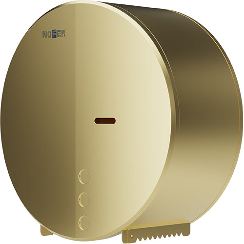 Dispenser carta igienica industriale Nofer Evo oro spazzolato PVD 05046.G