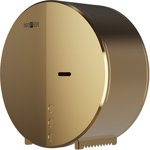 Dispenser carta igienica industriale Nofer Evo oro lucido PVD 05046.PG
