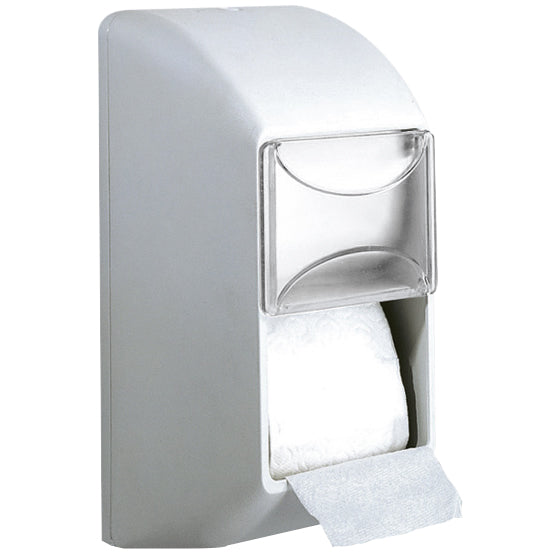 Portarotolo verticale Nofer ABS bianco due rotoli 05099.W