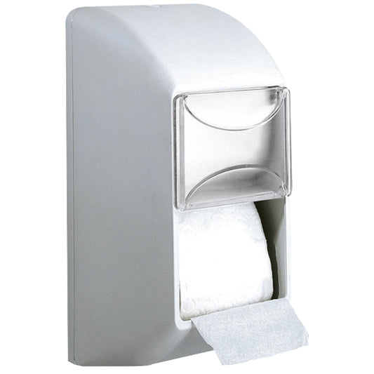 Portarotolo verticale Nofer ABS bianco due rotoli 05099.W