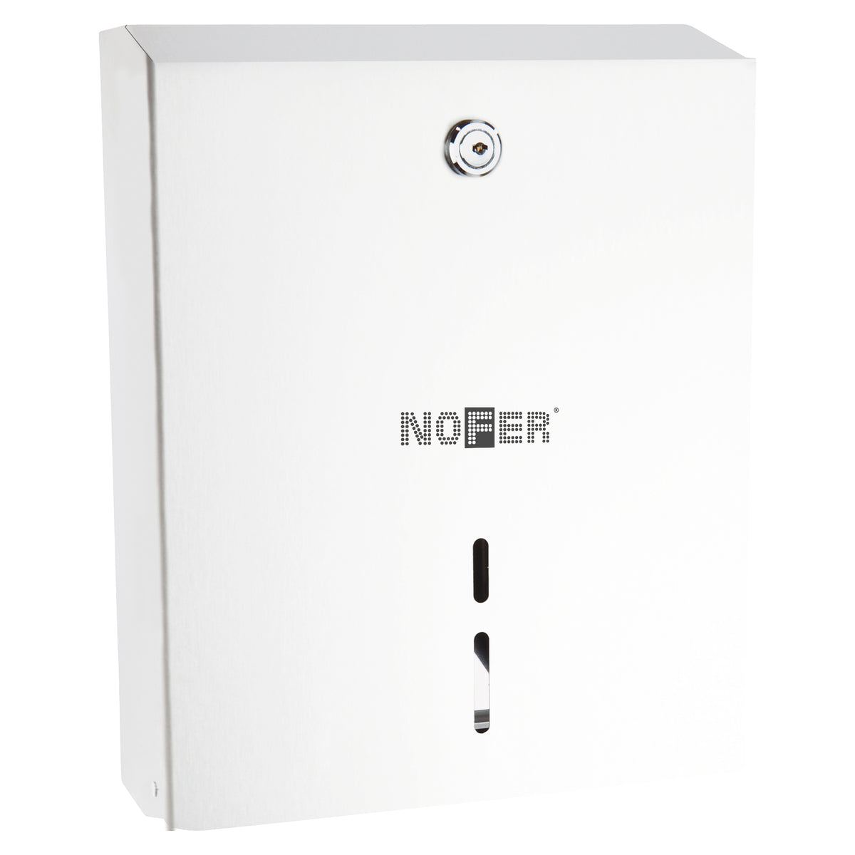 Portarotolo jumbo Nofer 05104.W bianco per bobine da 280 mm