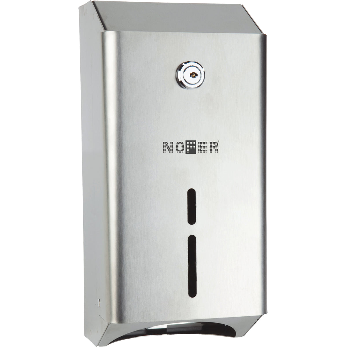 Dispenser carta igienica interfogliata Nofer 05107.S inox satinato