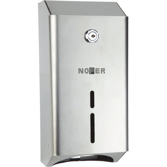 Dispenser carta igienica interfogliata Nofer 05107.S inox satinato